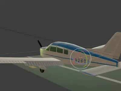 Piper PA 28 3D model