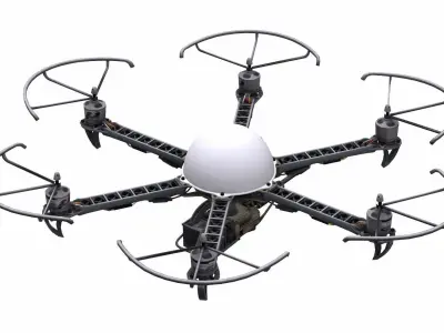 AirCraft 01 - Drone 3D model