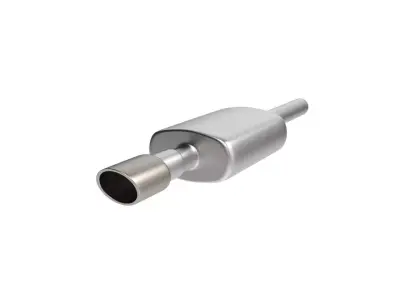 Stock Exhaust System Silencer Free 3D model