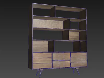 trocadero maisons du monde 3d model vintage Low-poly 3D model