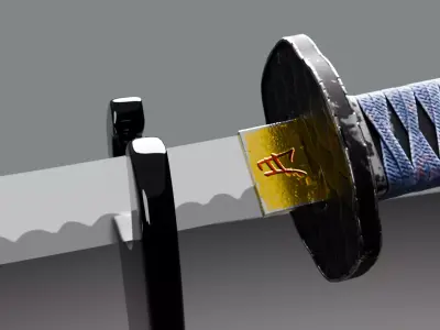 Katana high poly model  3D model