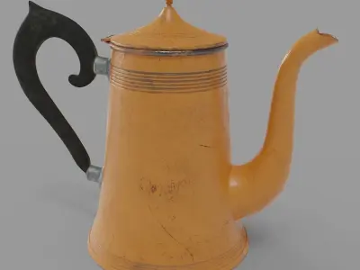 Vintage Coffee Pot 001 3D model