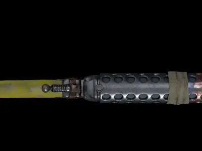 Saw Shotgun Free low-poly 3D model