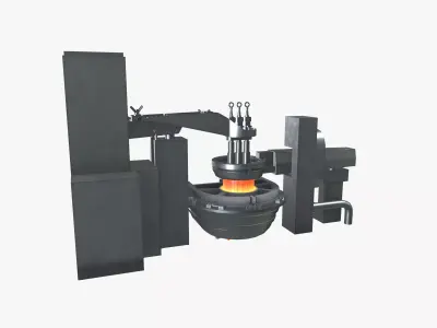 Gob Feeder Machine 3D model