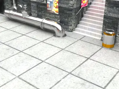 Subway Station 3D model purchase