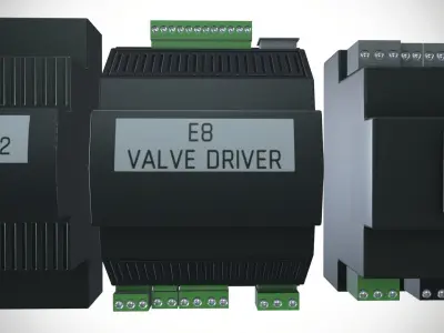 Electrical Circuits 2 Low-poly 3D model