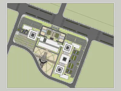 Sketchup Building W1 3D model
