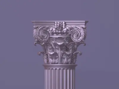 Ancient Greek column capital pack
