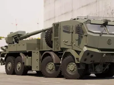 Bogdana Howitzer 3D model