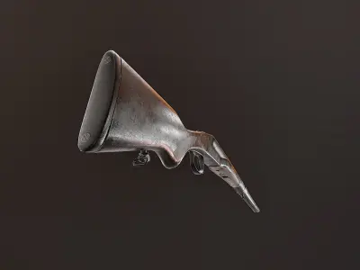 IZH MP - 43 Low-poly 3D model