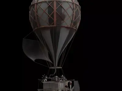 Hunted Horror Hot Air Balloon 3D model