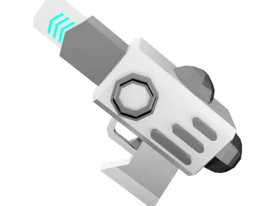 3d Pump SG Blaster low poly icon 3D model purchase