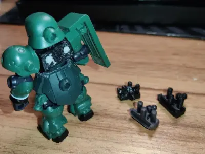 Mobile Suit Gundam Ensemble Gashapon Back VerA 3D print model