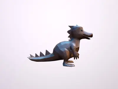  3d Model The Platypus A Unique Animal  3D model