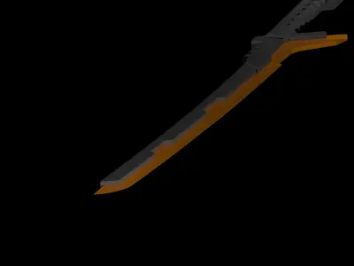 Project Yasuo Sword-League Of Legends Low-poly 3D model