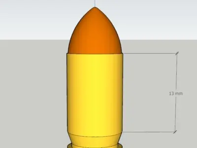 380 acp round Free 3D model