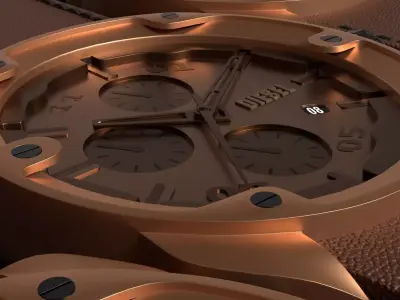 Diesel 3d Watch  3D model