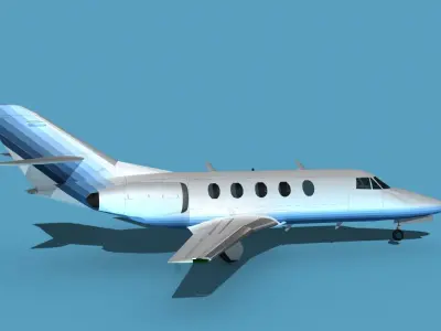 Dassault Falcon 20 V15 3D model