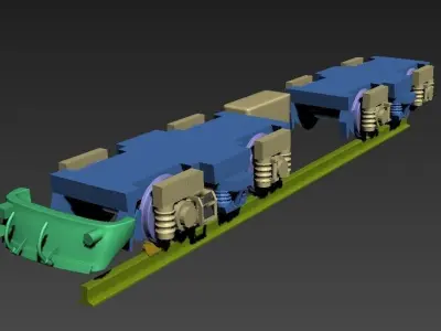 CHS7 locomotive 3D print model