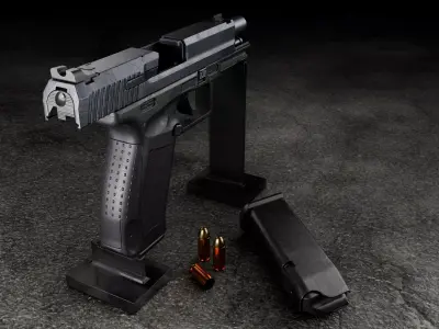 Canik TP9 DA Pistol 3D Model Low-poly 3D model