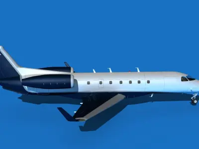 Embraer Legacy 500 V09 3D model