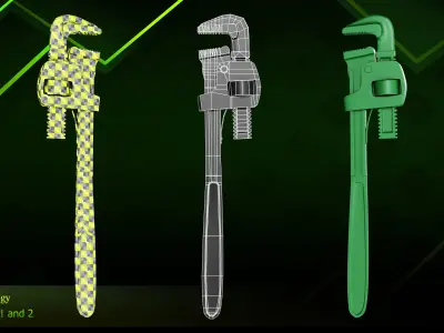 Melee weapon Low-poly 3D model purchase