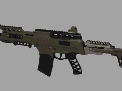 rifle gun  3D model