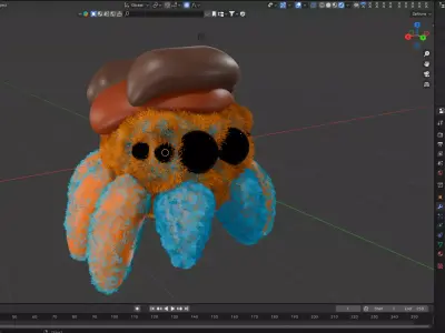 spider  3D model buy