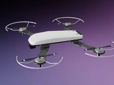Drone Concept 3d Model Free 3D model