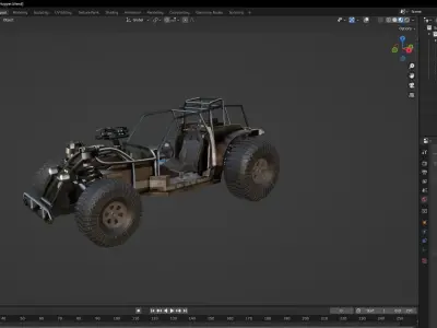 Dune Hopper 3D Model SUBD 3D model