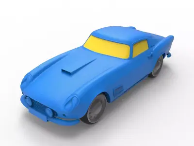 Ferrari 250 1956 Classic Car 3D print model