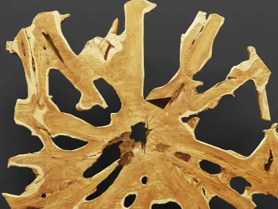 Jeffan Art wood decor Set 3D 3D model