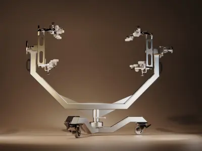 Aircraft maintenance cart 3D model