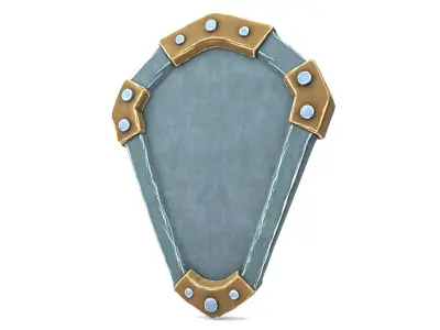 Ancient Shield Low-poly 3D model purchase
