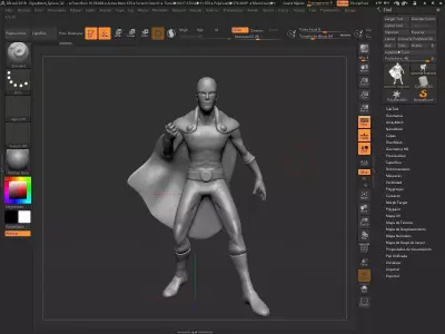 FIGURA SAITAMA ONE PUNCH 3D model