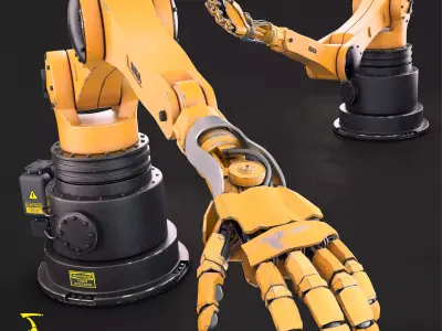 Kuka Hand Robot HW  3D model