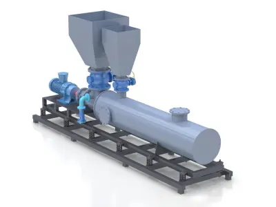 Spiral Feeding Machine 3D model