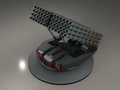 Launcher missile 3D model