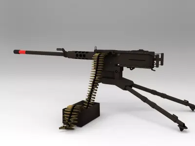 Zeep Gun B Low-poly 3D model