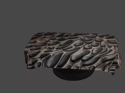 Liquid Stone Table Free 3D model
