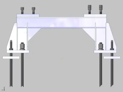 26370-ROBOT BASE BX130X-400 3D model