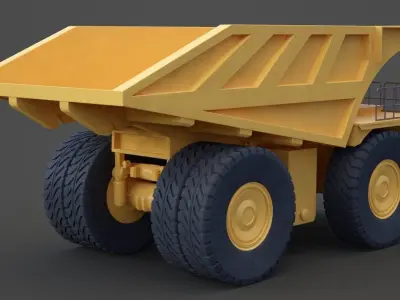 Industrial Vehicle - Mining Truck 01 3D model