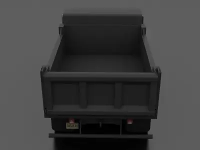 F-Series F-700 Dump Truck 1995 Low-poly 3D model