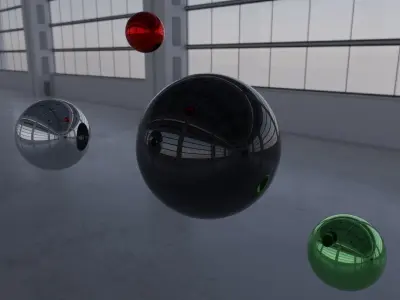 HDRI - Factory Hall Interior 3 Texture