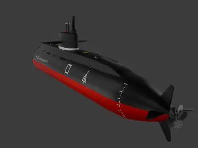Ruzo black master 01 Low-poly 3D model