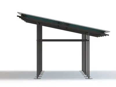 ASSY Solar Panel 10 KW 3D model