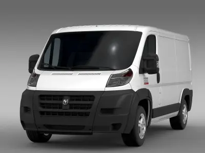Ram Promaster Cargo 1500 LR 136WB 2015 3D model