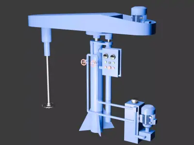 Dissolver - Stirring machine - A high dispersion dissolver 3D model
