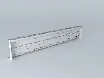 Eco Rail 3D Wall No.3 Old Steam Days Free 3D model