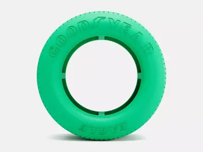 15x10 Goodyear Billboard Tire 3D print model